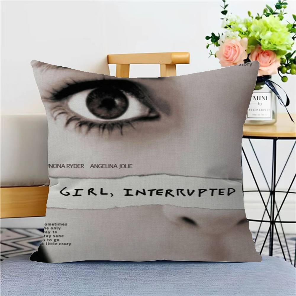 Girl Interrupted Movie Pillowcase Toon Gift Cushion Cover Bedroom Home Sofa Chair Seat Decor Pillow Case