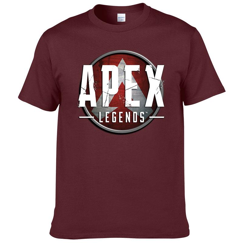 Short Sleeve Print T Shirt Men Summer Cotton Tshirt Clothing New Fashion Casual Apex Legends Harajuku Tee Style Cool Top F81