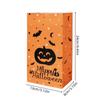 3 Stück Halloween Geschenktüten Kürbis Geist Spinne Party Süßigkeitstüten Backen Kekse Schokolade Kraftpapier Verpackungsbeutel Geschenkaufbewahrung B