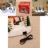 Resin Rotating Seesaw Music Box Snow Scene With Christmas Decor For Holiday Gifts And Ornament Display