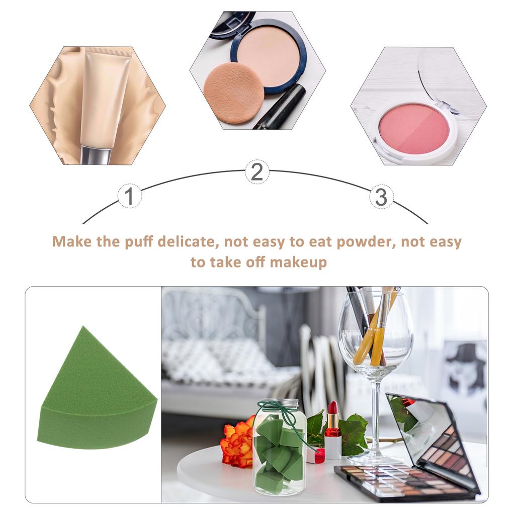 Buy The New York12pcs Fanshaped Facial Wet Dry Use Foundation Mixing