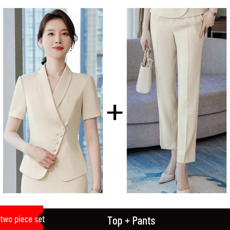 Women's Summer Salon & Office Professional Suit Set