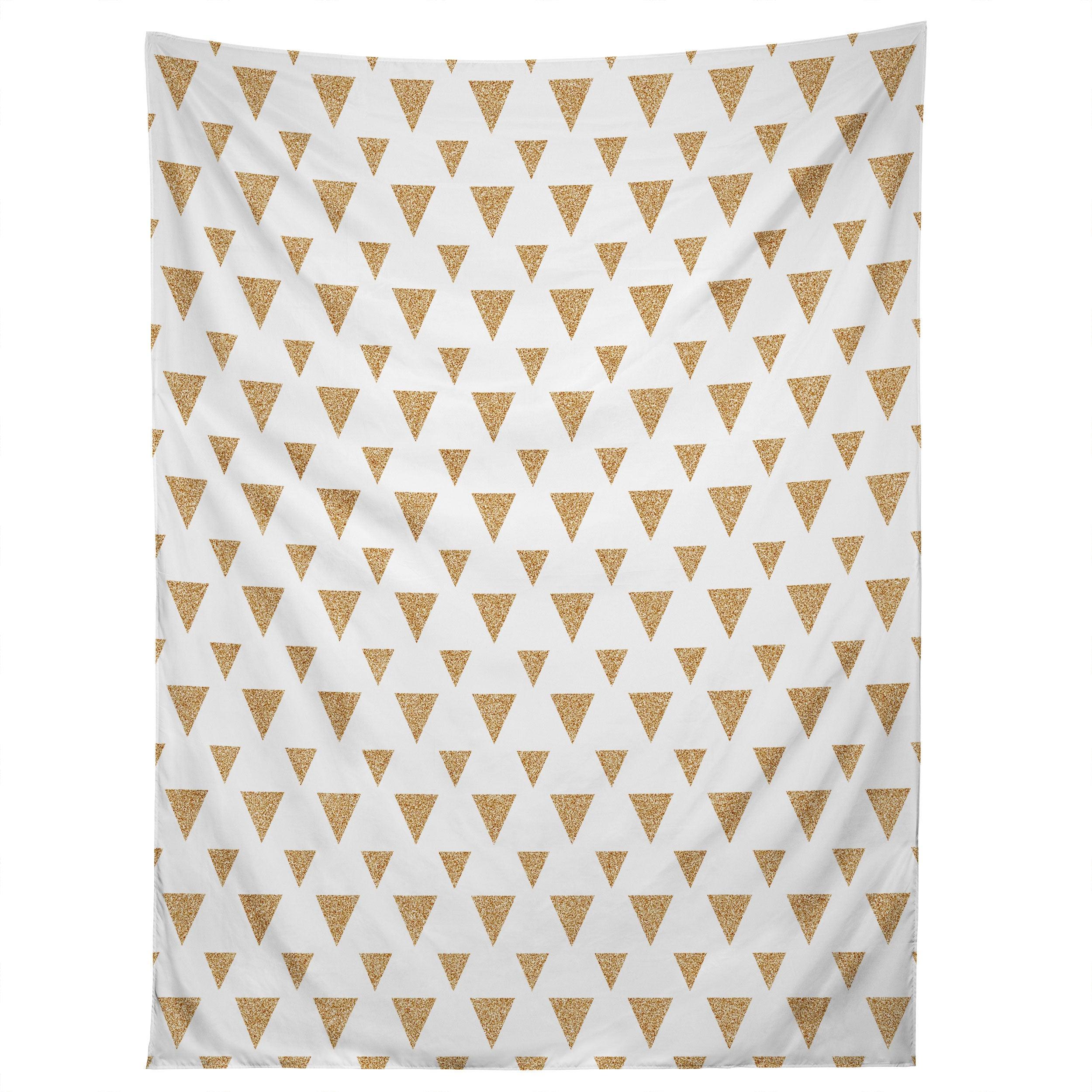GLITTER TRIANGLES tapestry 75x100