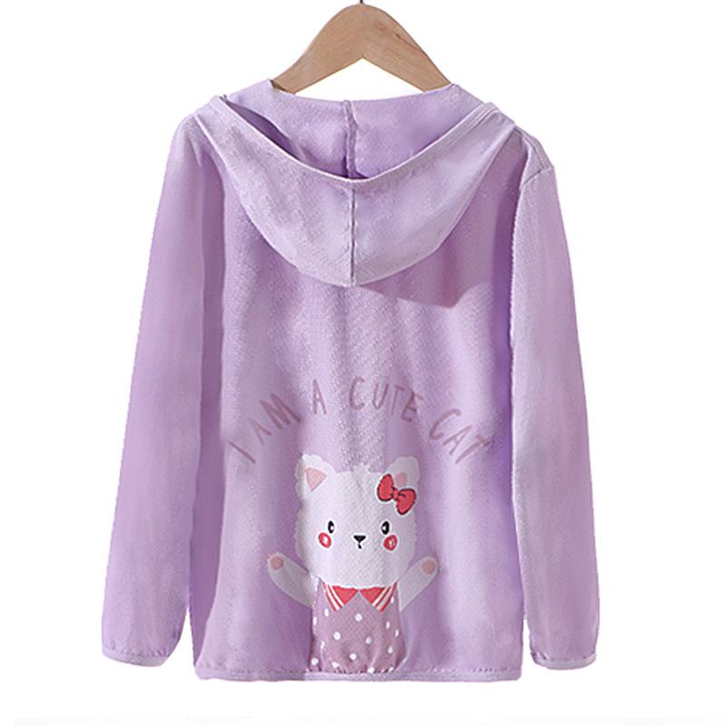 Kids Hooded Sun Protection Jacket - Unisex Summer UV Skin-Safe Wear