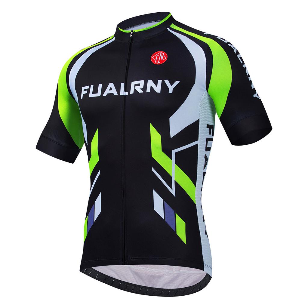 Summer Men Short Sleeve Cycling Jersey MTB Maillot Bike Shirt Breathable Tricota Mountain Pro Team Bicycle Sports Clothing 2024