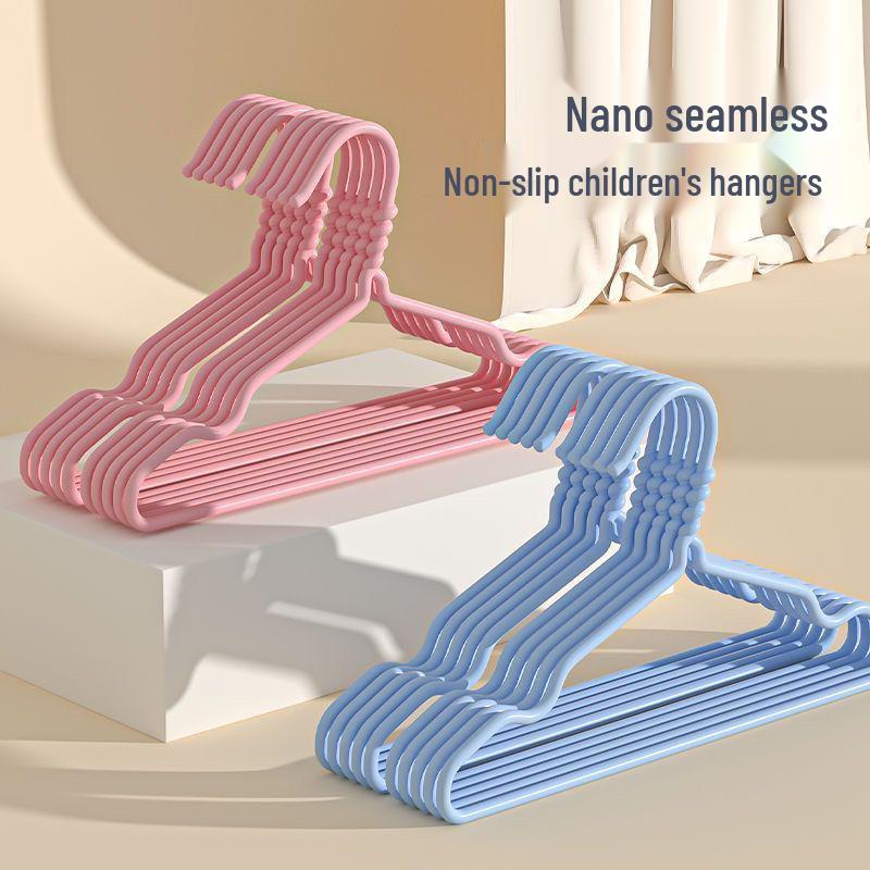 

Baby Non-Slip Clothes Hanger Rack for Children s Clothes Nordic Pink - 10 Pack