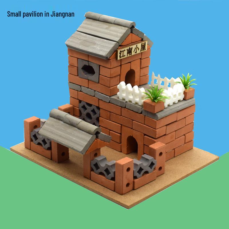 Little Bricklayer DIY Cement House Building Blocks - Educational Toy for Children