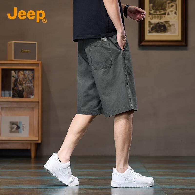 JEEP Men s Summer Cotton Casual Shorts L
