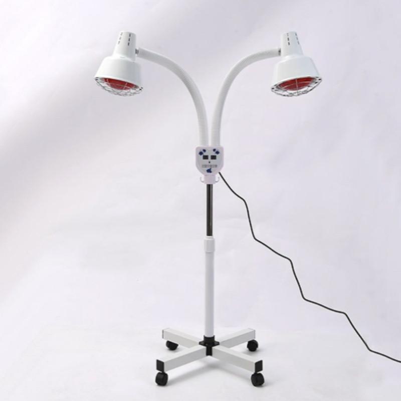 Household Vertical Infrared Therapy Heating Lamp Beauty Salon Professional Dual Head Dual Control Electric Baking Lamp