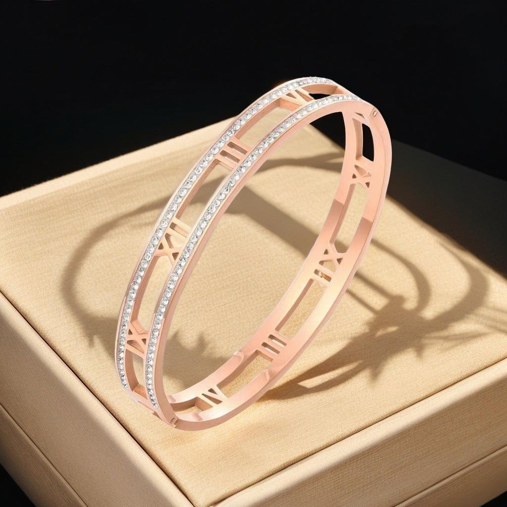 Bracelet Girls Niche Titanium Steel Jewelry Premium Sense Ins Wind Nail Opening Jewelry