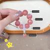 Xiaohongshu Style Soft Pink Crystal Hand Twist Prayer Beads - Student Version