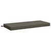 Bench Cushion SOEST 100percent Polyester Gray 110 X 50 X 8 Cm