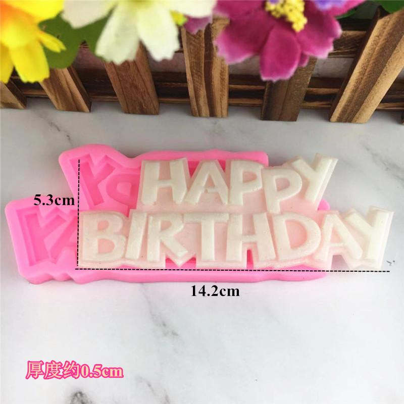 Plastic Baking Tools Cake Decoration Ornaments Fortune Happiness Longevity Spring Loaded Cutting Mold Sugar Art Moulds