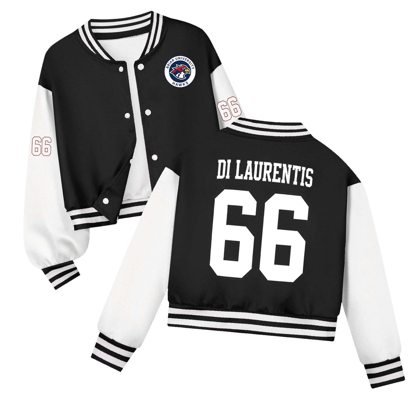 Kids Fashion Printed Baseball Jacket Casual Loose Fit Lightweight Button Up Outerwear for Boys and Girls Suitable for Everyday Wear 110 чёрный