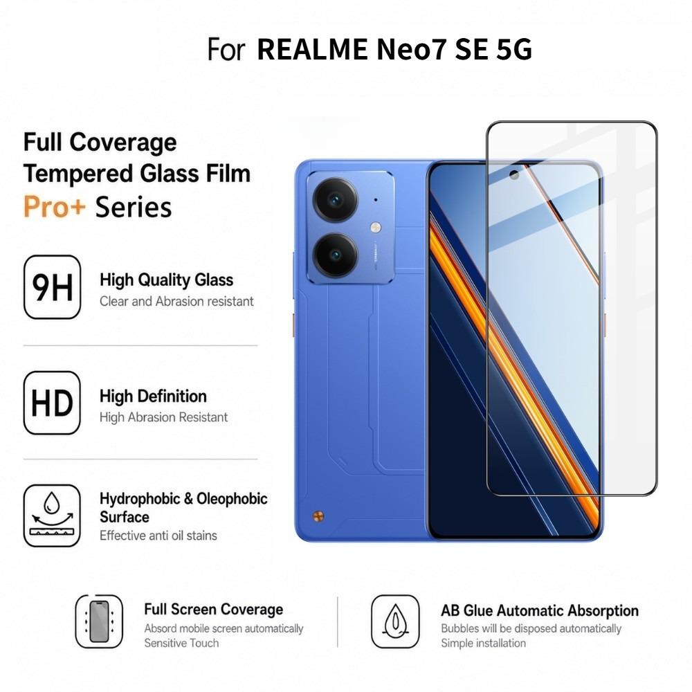 For Realme Neo 7 SE 5G Film IMAK Pro+ Full Coverage Tempered Glass