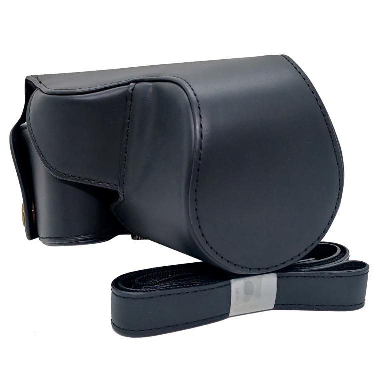 Full Body Vegan Leather Camera Case Bag with Strap