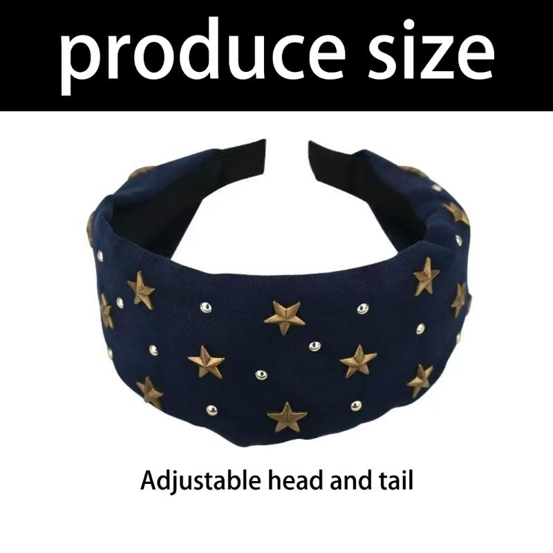 Stylish Star Hairband Korean Styles Design Soft Fabric Hair Accessory For Women Girls Casual Outfit
