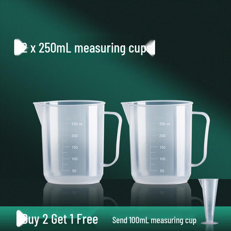 ZISIZ Large Capacity Plastic Food Grade Measuring Cup
