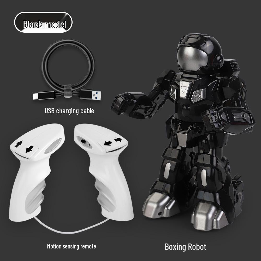 Cross-Border 2.4G Large Boxing Battle Remote Control Robot - Dual Player Kids' Fighting Toy for Parent-Child Interaction