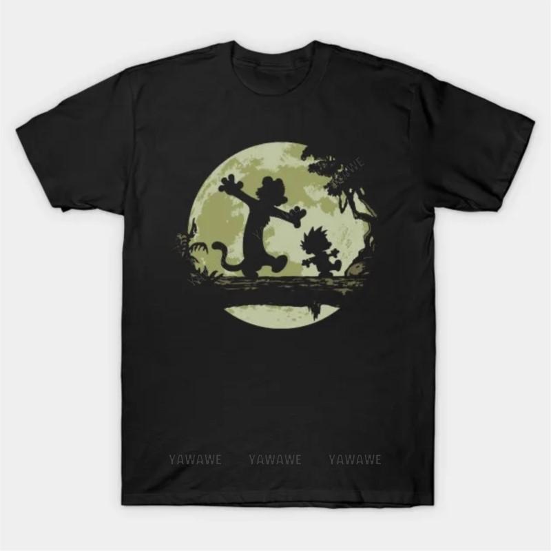 

Brand fashion tshirt Summer Tee shirt For Men Walk In The Dark Night T Shirt unisex casual short sleeve funny print tee tops S