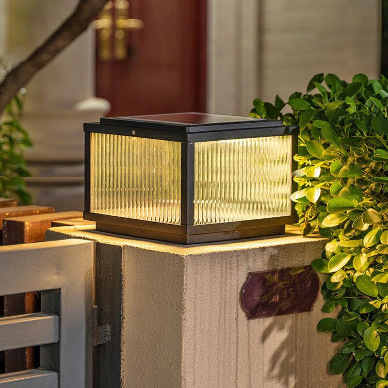 Modern Rechargeable Outdoor Pillar Light