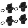4 Pieces Pool Pump Drain Plugs Set With O Rings Convenient for Filter Booster Pumps and Water Systems Daily Use