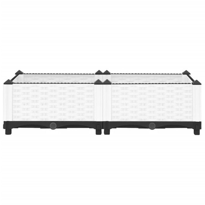 VidaXL Raised Bed 80x40x23 Cm Polypropylene 153305