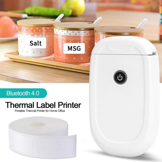 Thermal Label Printer USB Rechargeable One-Click Operation Multi-Function Mini Portable