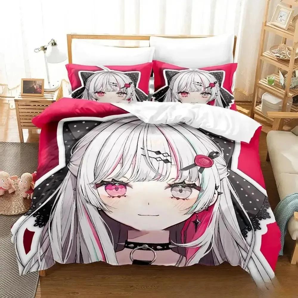 Kawaii Girl Ishigami Nozomi Anime Bedding Set Printed With Pillowcase Bed Duvet Cover Soft Single Double Queen Super King Size