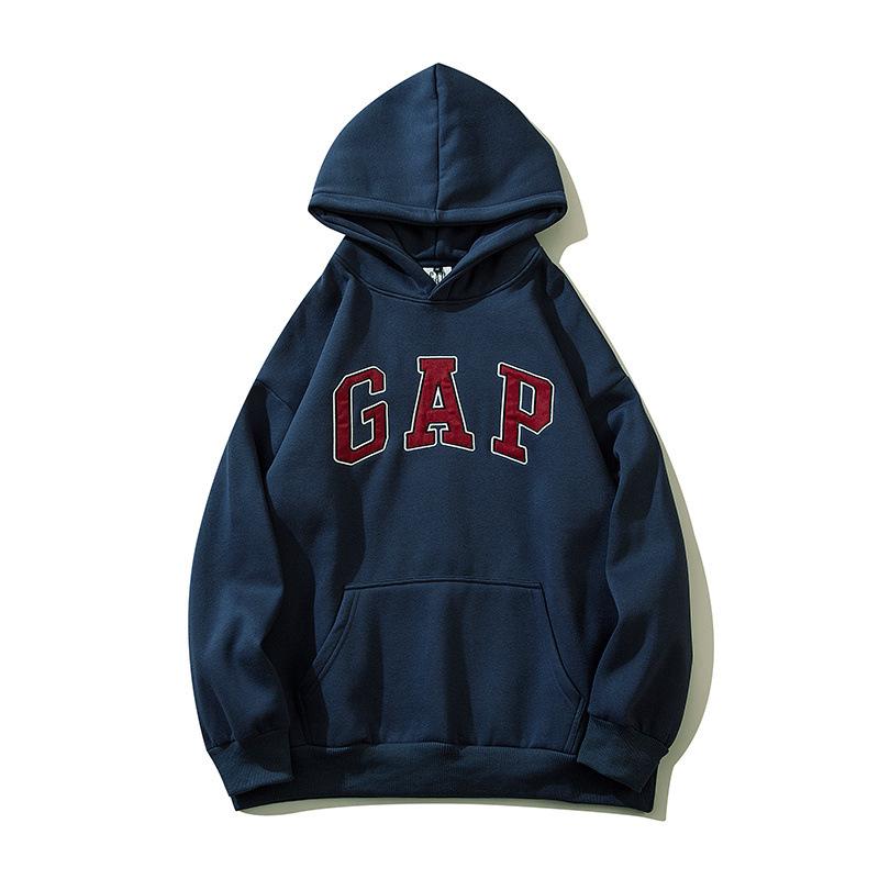 

GAP Модный мужской хлопковый худи свободного кроя с вышивкой букв и бархатной подкладкой XL