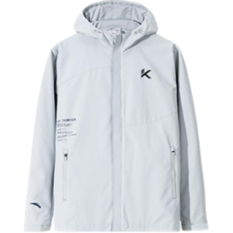 

Anta Comfortable Waterproof Windbreaker Men Outerwear Cloud-Gray 152441602N-4 S