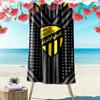 Al-Ittihad Club Logo Print Beach Towel, Large Soft Quick Dry Towel for Beach Camping Swimming