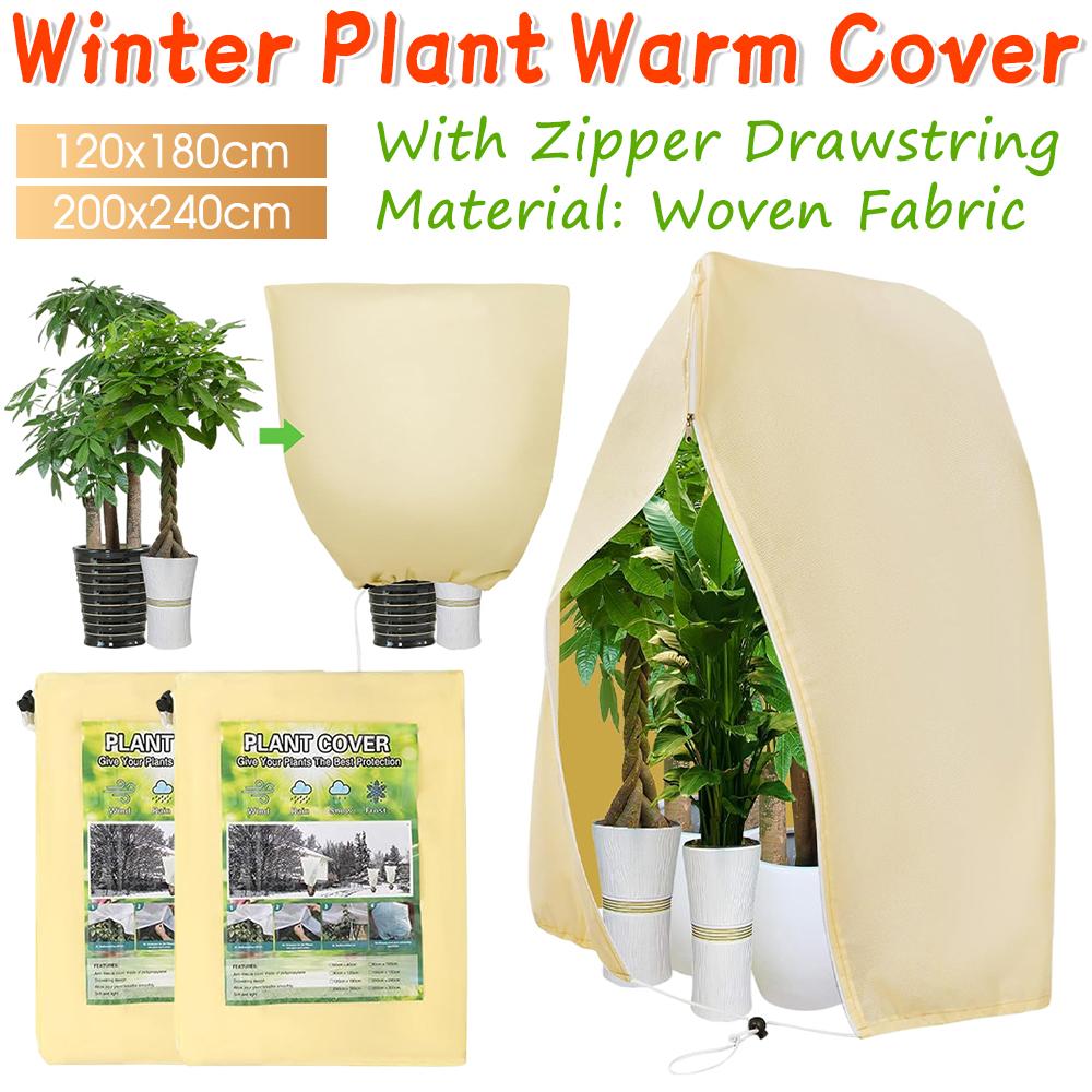 Plant Cover Winter Warm Cover Tree Shrub Plant Protecting Bag Frost Protection For Yard Garden Plants Small Tree Against Cold