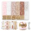 24 Grid Clay Bead Soft Pottery Sheet Diy Jewelry Accessories Kit Ccb Bead Bead Necklace Bracelet Production
