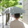 Made In Organic Cotton Folding Umbrella for All Weather Light 8 Light Over UV Over Heat Chambray Shade by Komiya Shoten Japan, Conditions, 2-way