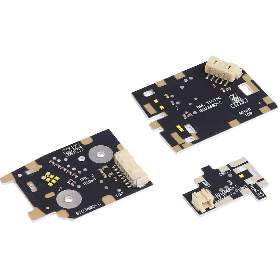 3 ks pravé bílé DRL LED desky pro denní svícení Čipy světlometů pro Range Rover Velar 2018 2019 2020 2021 Angel Eyes DRL desky pro denní svícení