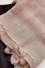 Powder Pink Scarf with Fringes - 180X90 , Cotton with Polyester