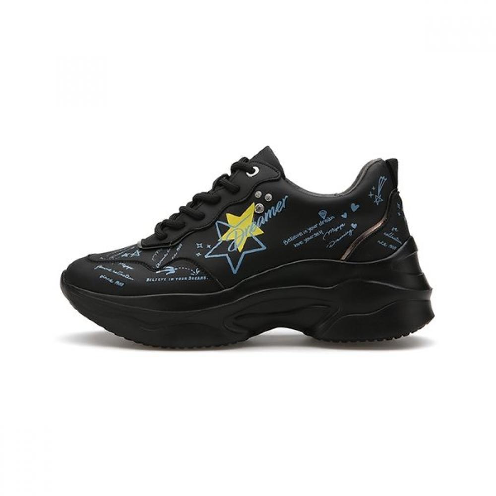 Misope Women Ugly Shoes Lettering 7cm 2color 012130009