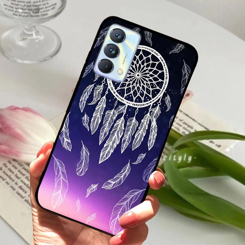 For cover Realme GT Master Case Edition Animal Cartoon Soft Silicone Funda for Realme GT Master Explorer Phone Cover Black Coque