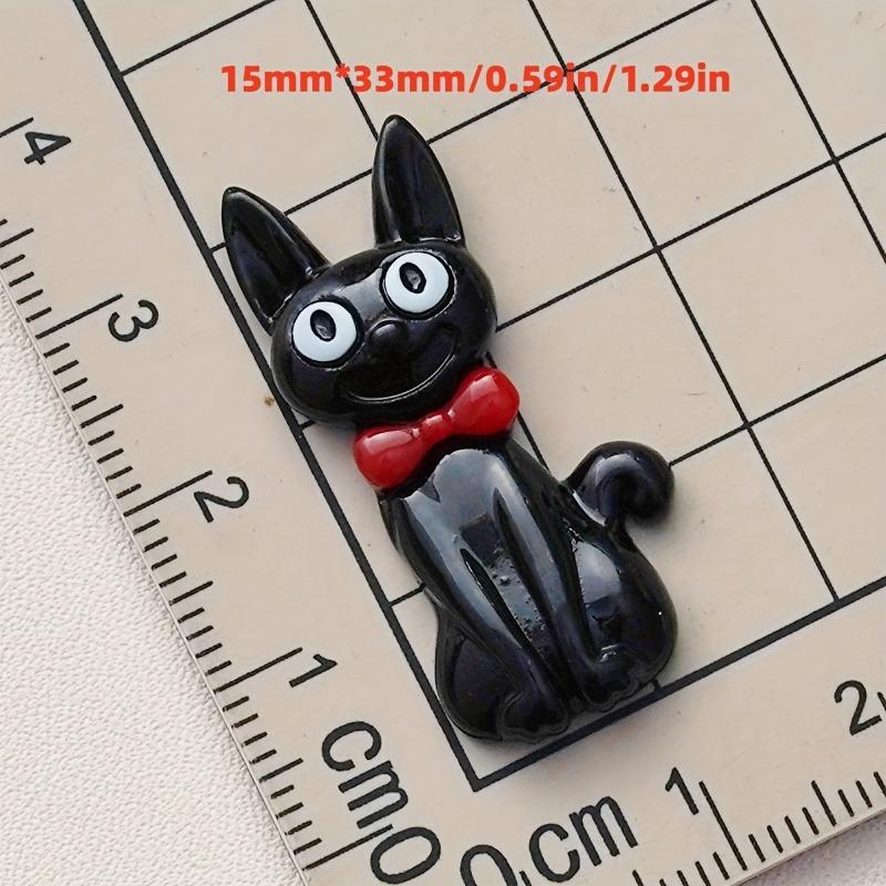 Handicrafts Sewing Products Scary Cat Patch Resin Decorative Crafts Keychain DIY