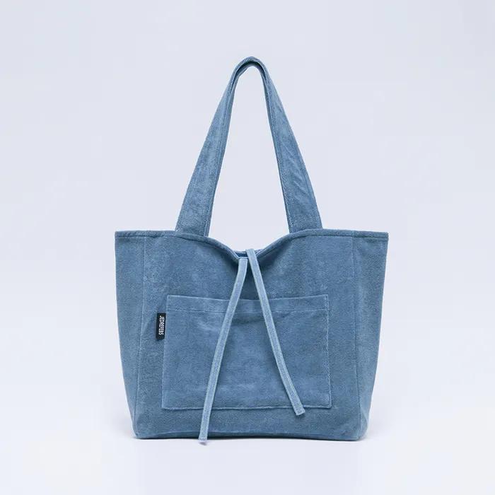 Puzzle reverse big bag _light blue