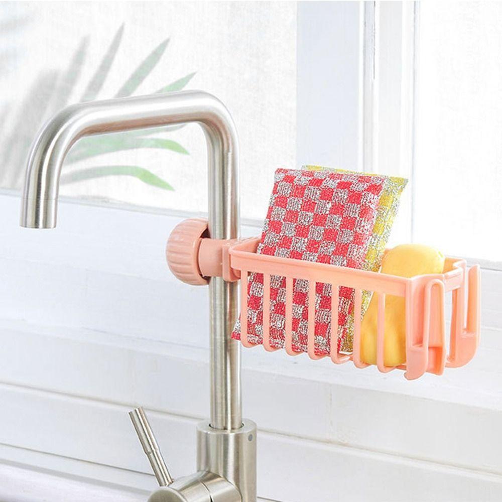 

Экономия места, подвесной держатель для сушильного крана, кронштейн для губки, стеллаж для хранения крана, полка для мыла и полотенец