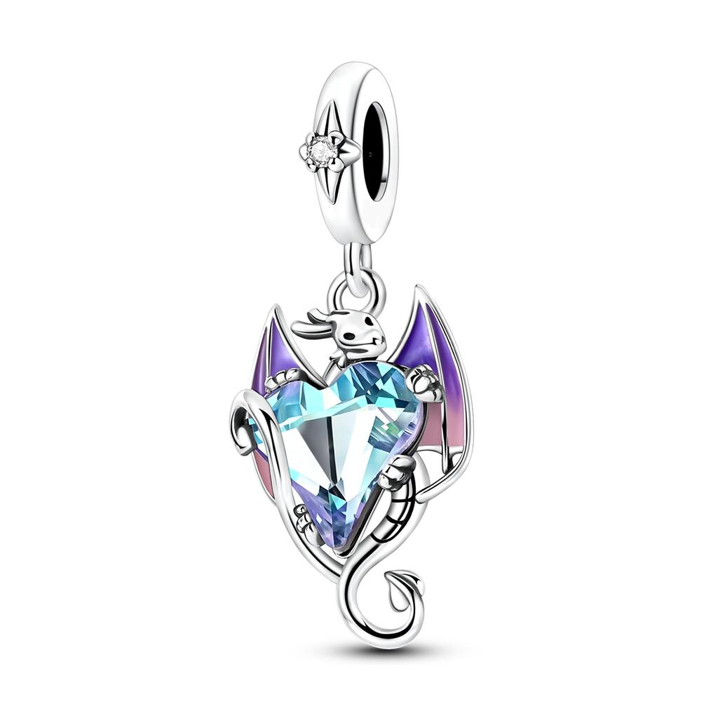 Copper Charm Bead Fit Original Bracelet Making Mushroom Whale Shark Dice Pendnat For Woman Jewelry