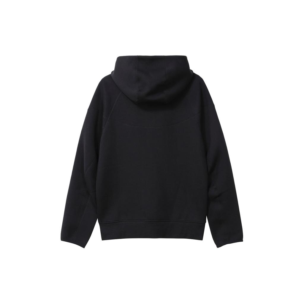 Nike Düz Renk Fermuarlı Kapüşonlu Spor Ceket Çift Fermuarlı Erkek Ceketleri Siyah FB7922-010