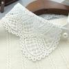 Hollowed-out cat ear shape fake collar, cute fake collar, matching sweater skirt clothing accessories