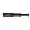 Telescopio marino vittoriano antico nero 15,24 cm