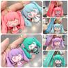 Hatsune Miku Keychain Anime Figure Pendant Keybuckle
