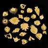 5pcs/Lot Gold Color PVD Stainless Steel Sacred Heart Pendants For Jewelry Making Supplies Sun Love Charm DIY Necklace Bracelets