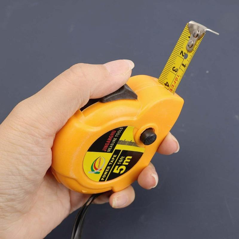 High-precision Tape Measuring Tool 3-meter 5-meter Metric Measurement Carpentry Ruler Home Tape with Non-slip Button Supplies