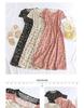 Elegant Mid-Length Short-Sleeved Dress for Middle-Aged and Elderly Women - Fashionable and Age-Reducing